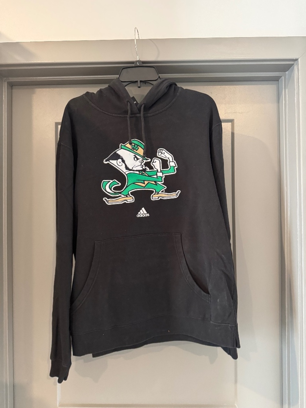 Notre Dame Fighting Irish Adidas Black Hoodie